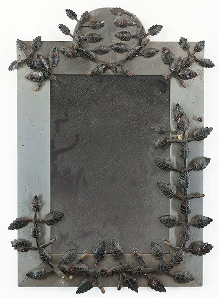 A French Steel Mirror. (1 of 6)