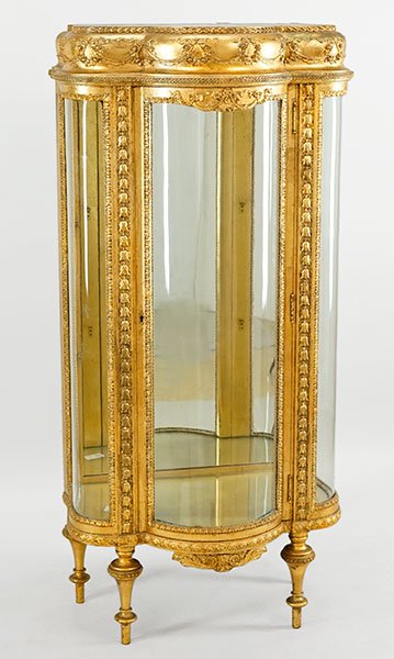A French Neoclassical Style Vitrine. (1 of 1)