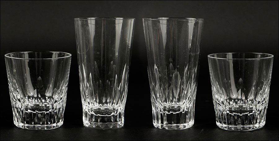A Set Of Seven Baccarat Crystal Highball Glasses. (1 of 1)
