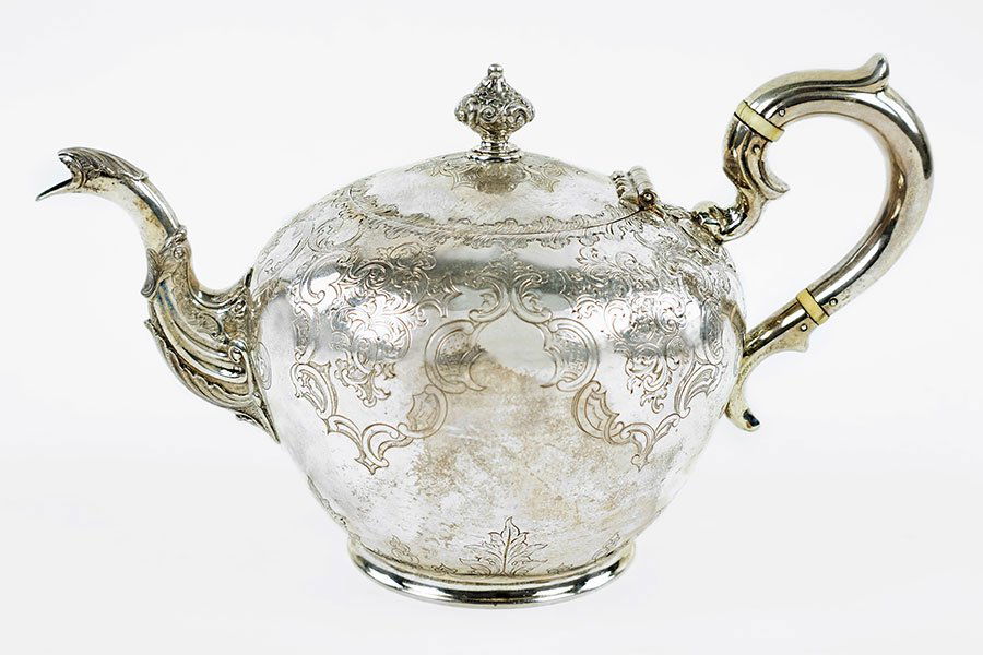 A 19th Century Scottish Silver Teapot. (1 of 1)