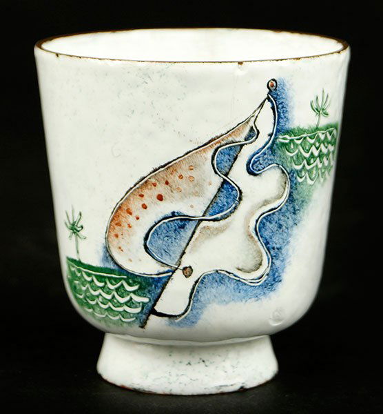 A Tommi Parzinger Enamel Cup. (1 of 2)