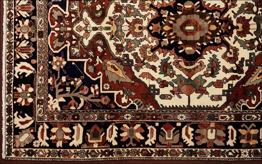 A Persian Tabriz Carpet. (1 of 3)