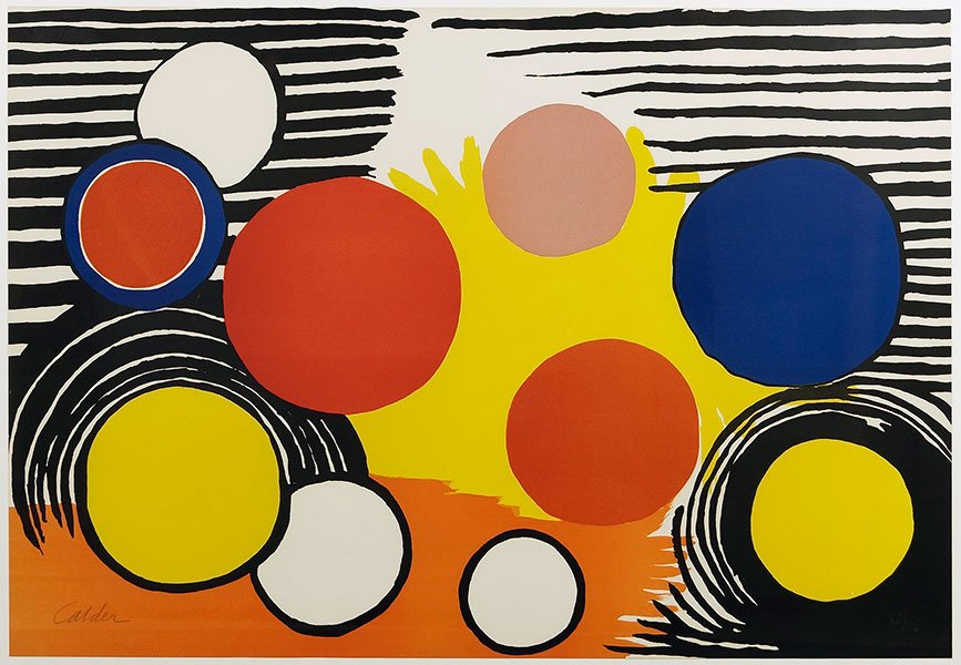 Alexander Calder (American, 1898-1976) Circles. (1 of 8)