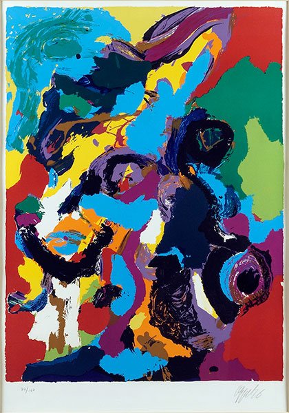Karel Appel (Dutch, 1921-2006) Composition. (1 of 1)