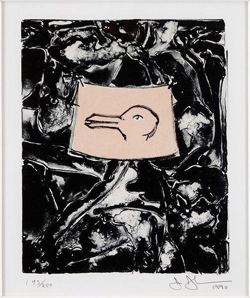 Jasper Johns (American, B. 1930) Duck. (1 of 1)