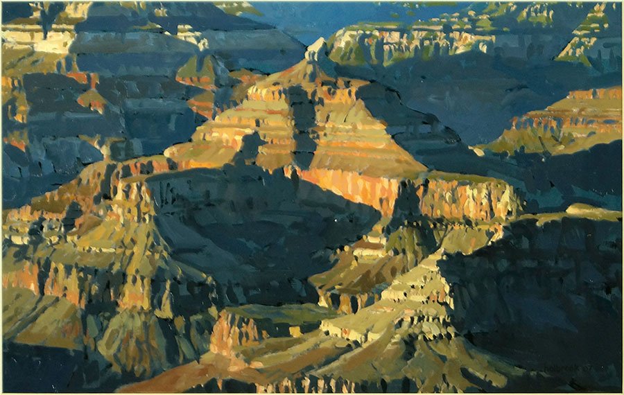 Peter Holbrook (American, B. 1940) Isis Evening Sketch. (1 of 4)