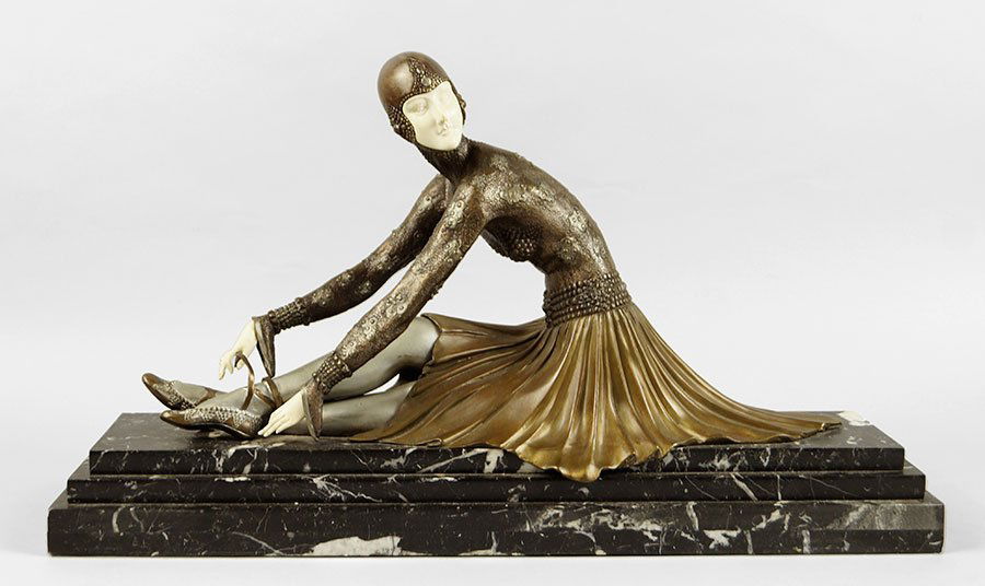 After Demetre Chiparus (Romanian, 1886-1947) Tanara. (1 of 1)