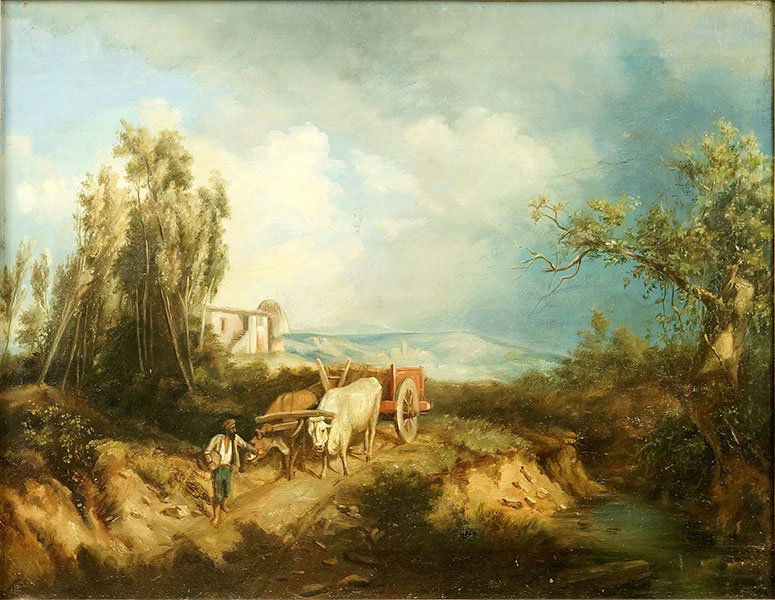 After Carl Marko (Hungarian, 1791-1860) Landscape With (1 of 8)