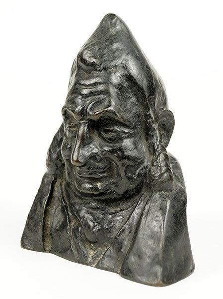 After Honore Daumier (French, 1808-1879) Bust of a (1 of 2)