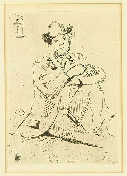 Paul Cezanne (French, 1839-1906) Portrait of (1 of 2)