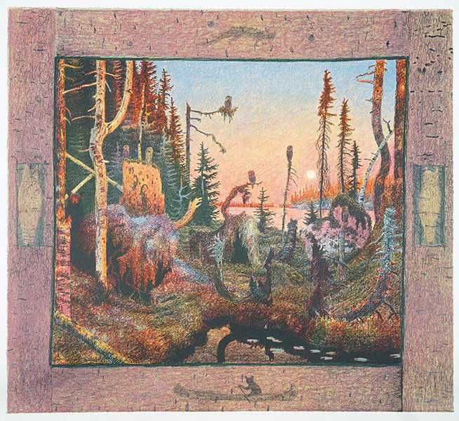 Tom Uttech (American, B. 1942) Ajidamoo Minis. (1 of 1)