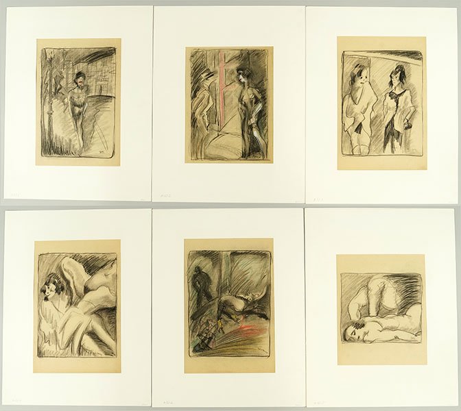 Maurice Belpaume (French, 1890-1959) Les Filles. (1 of 3)