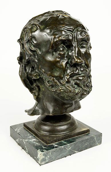 After Auguste Rodin (French, 1840-1917) Man With a (1 of 2)