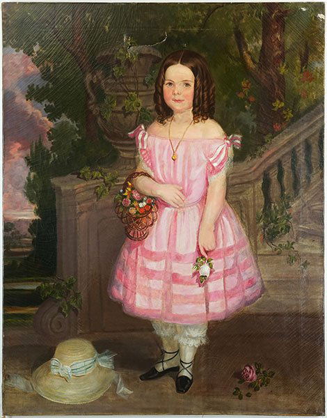 William Moore (American, 1790-1851) Portrait of a Girl (1 of 10)