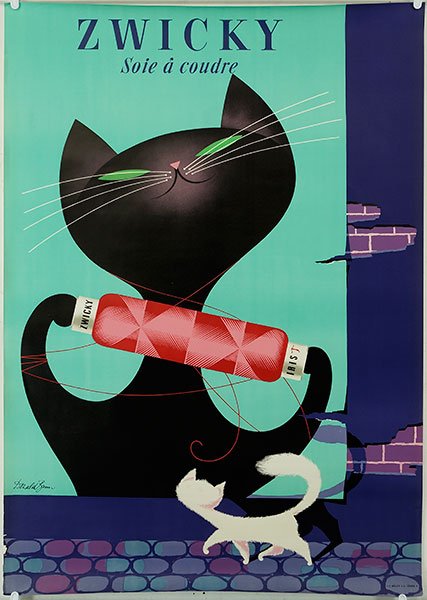 Donald Brun (Swiss, 1909-1999) Zwicky - Soie a Coudre. (1 of 1)