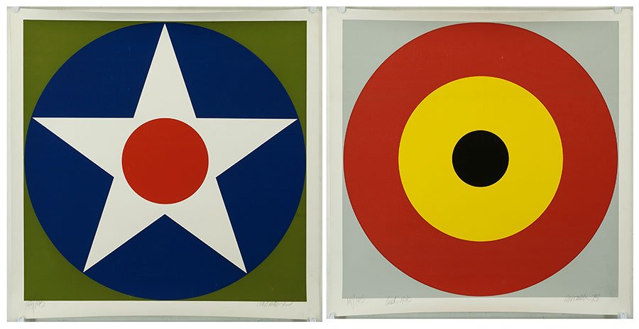 Artist Unknown (20th Century) Two Color Lithographs. (1 of 3)