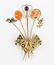A Victorian Semi-Precious Stone And 14 Karat Yellow