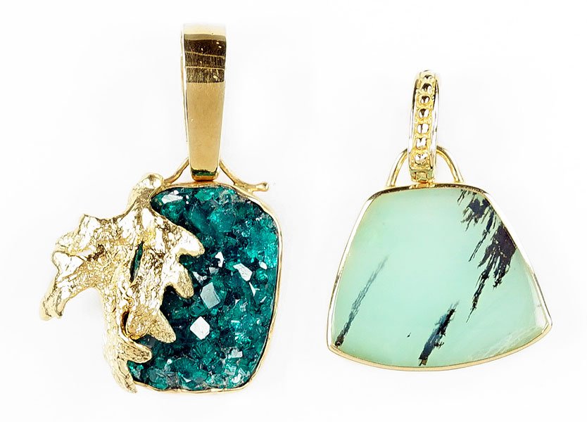 Two Semi-Precious Stone and 14 Karat Yellow Gold (1 of 1)