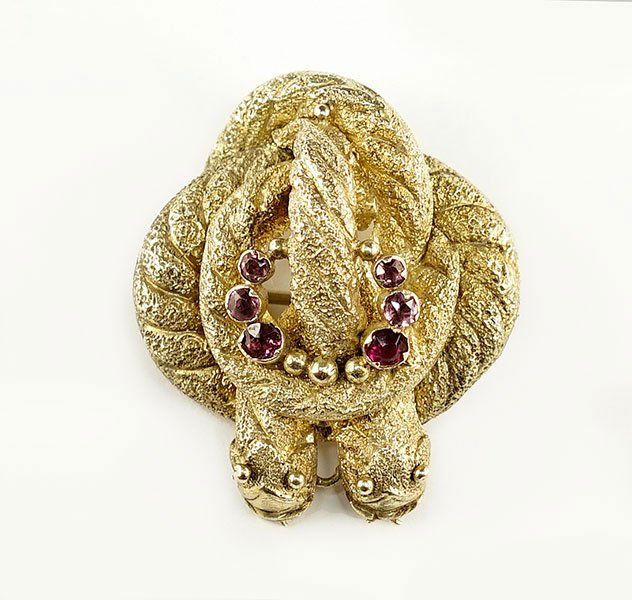 A Georgian Almandine Garnet And 14 Karat Yellow Gold (1 of 1)