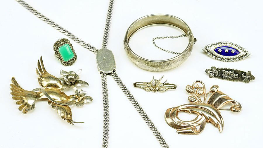 A Chrysoprase, Marcasite, And Sterling Silver Ring. (1 of 1)