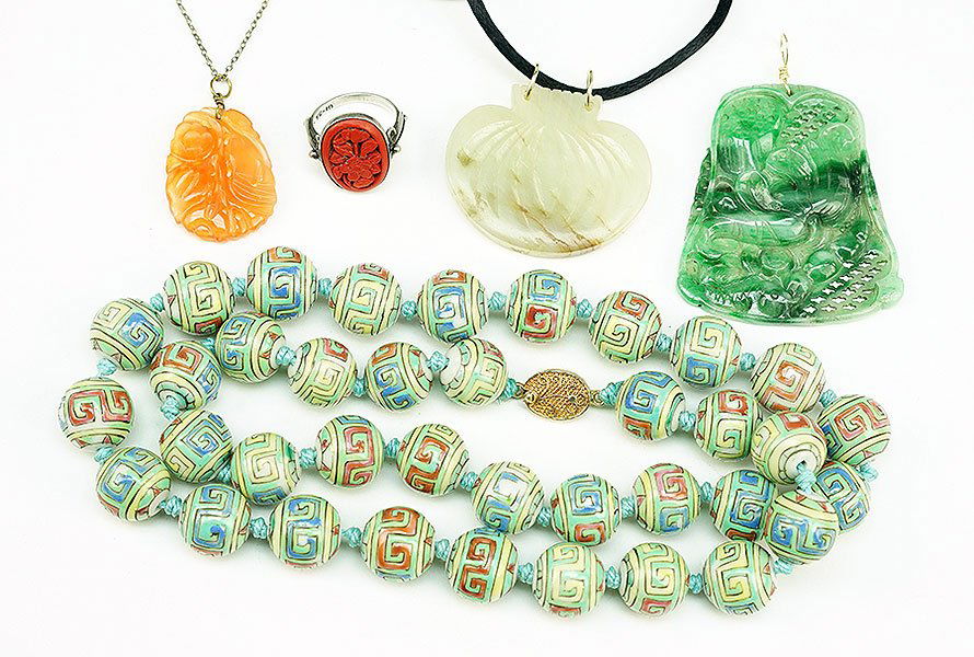 Three Chinese Jade Pendants. (1 of 1)