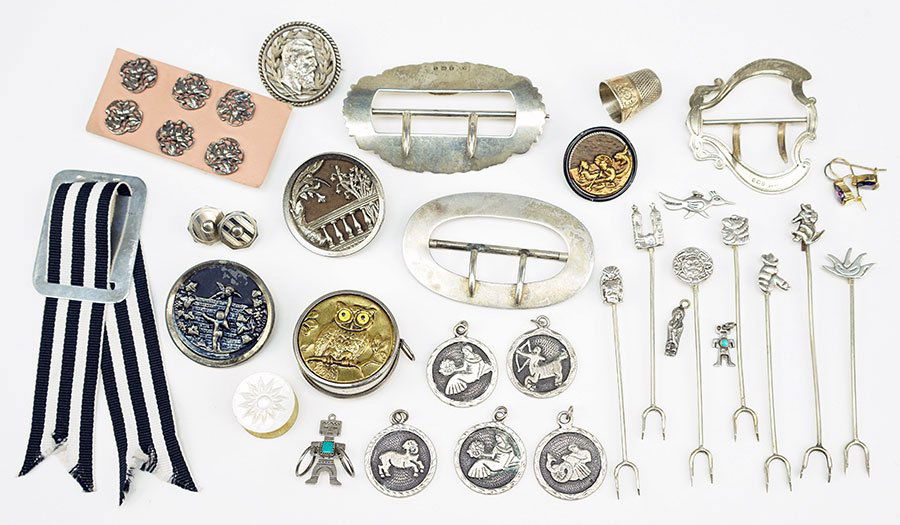 Two English Silver Shoe Buckles. (1 of 1)