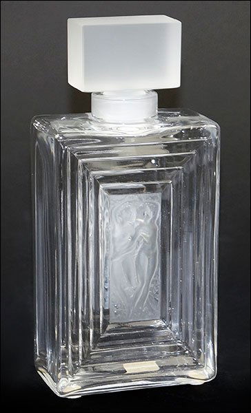 A Laique Frosted and Clear Crystal 'Duncan' Perfume (1 of 1)