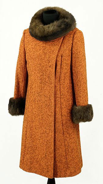 An Orange Wool Coat. (1 of 1)