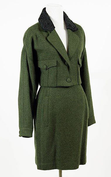 A Karl Lagerfeld Wool And Cashmere Skirt Suit. (1 of 1)