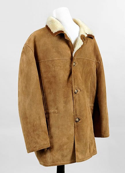 A Brioni Men's Shearling Jacket.: A Brioni Men's Shearling Jacket. Bearing a four button closure and two internal pockets Approximate Size: Medium