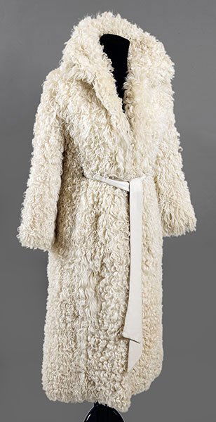 A Cream Mongolian Lamb Coat. (1 of 1)