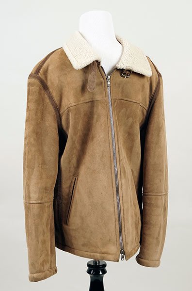 A Brunello Cucinelli Men's Shearling Bomber Jacket. (1 of 1)