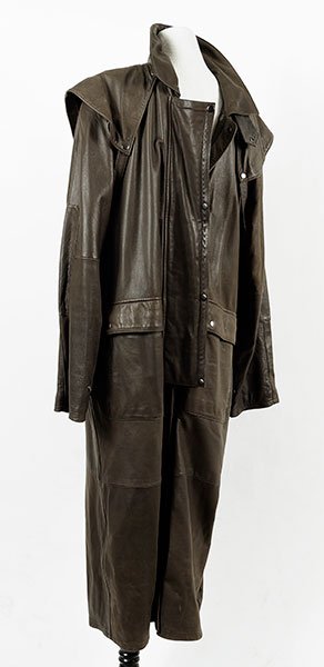 A Reed Men's Leather Full Length Coat. (1 of 1)