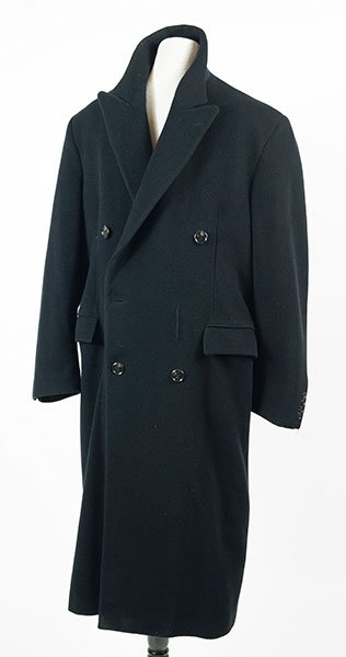 A Ralph Lauren Black Wool Full Length Men's Coat. (1 of 1)