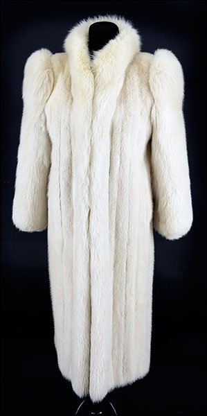 A White Fur Coat. (1 of 1)