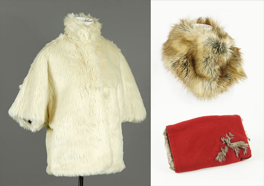 A Tucker White Faux Fur Jacket. (1 of 1)