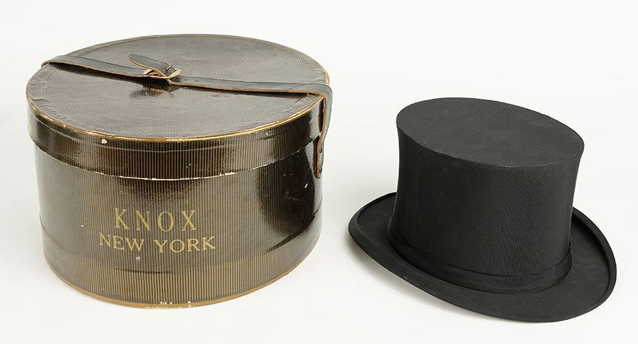 A Knox Silk Faille Top Hat. (1 of 1)