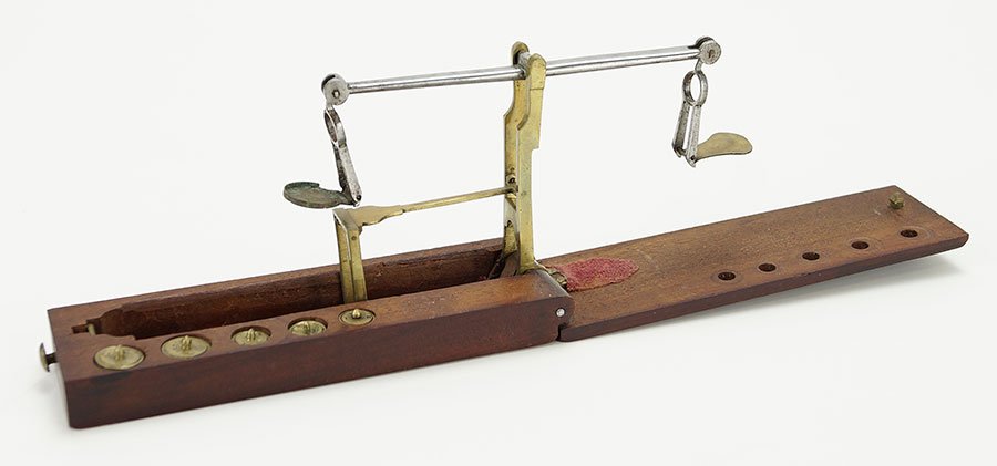 An Englsh Brass and Steel Folding Scale. (1 of 2)