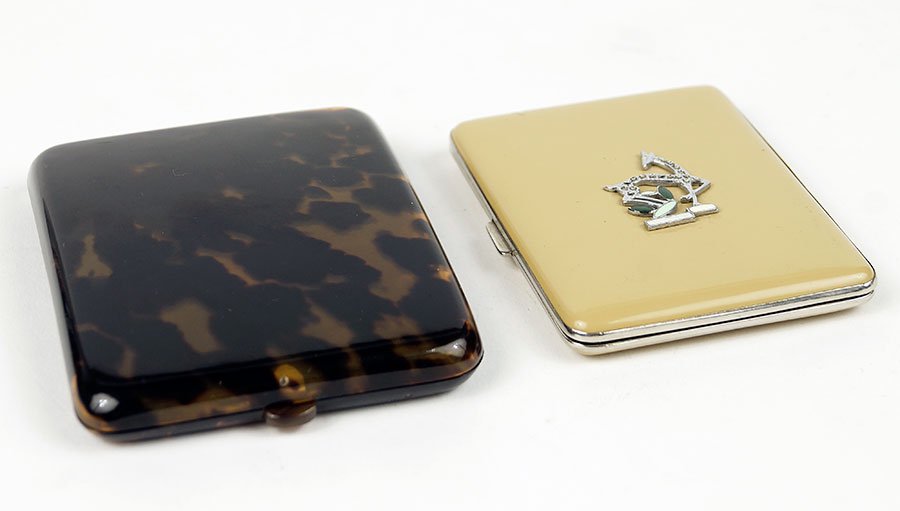 An Enamel on Copper Cigarette Case. (1 of 1)