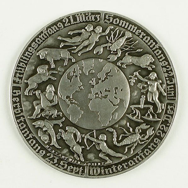 Josef Prinz (Austrian, 1876-1960) Perpetual Calendar (1 of 2)