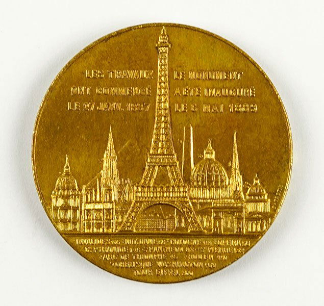 Charles Trotin (French, 1833-?) La Tour Eiffel. (1 of 2)