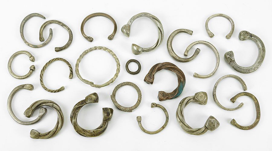 A Collection Of Sokoto Metal Currency Bracelets. (1 of 2)