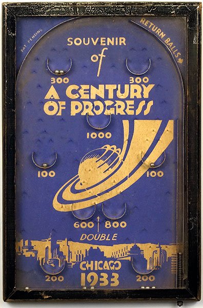 1933 World's Fair Pin Ball Game. (1 of 1)