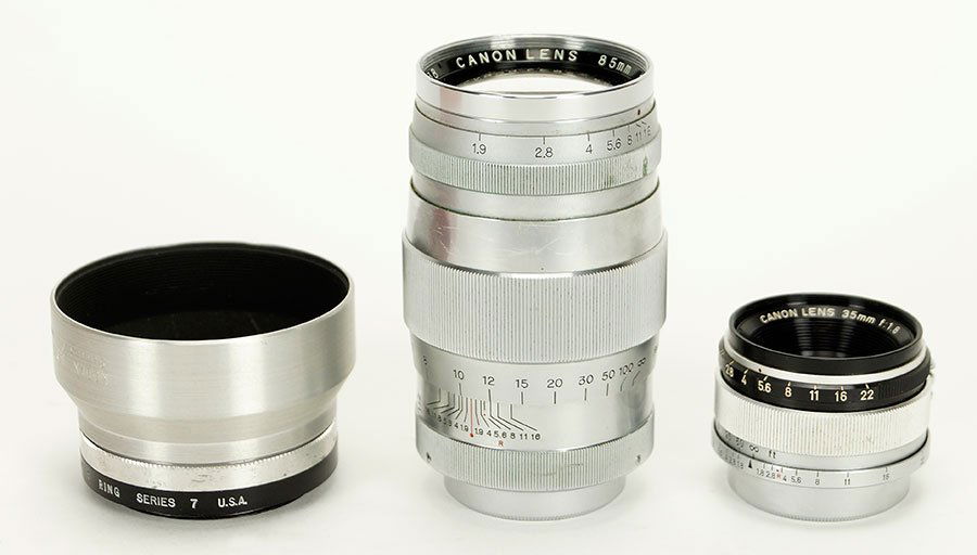 A Pair of Canon Camera Lenses. (1 of 1)