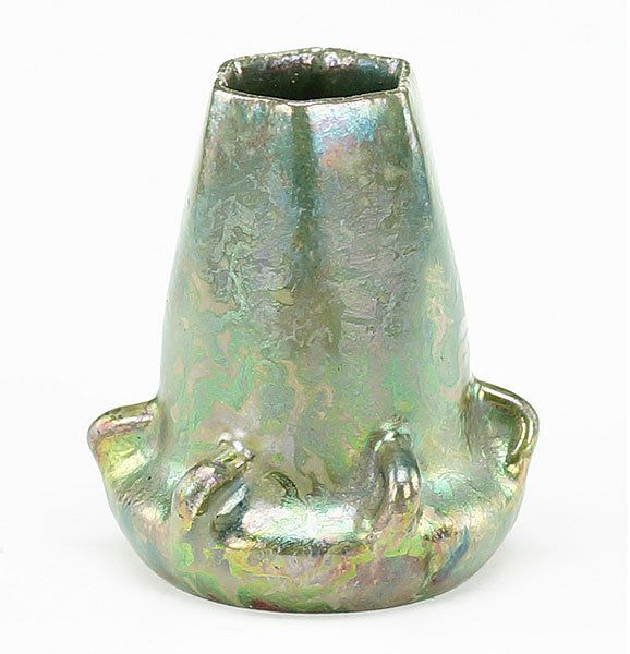 Clement Massier (French, 1844-1917) A Cabinet Vase. (1 of 2)