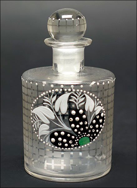 A Czech Glass Perfume / Cologne Botte. (1 of 1)
