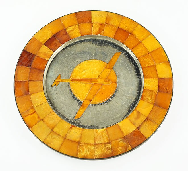 A German Amber and .835 Silver Charger. (1 of 1)