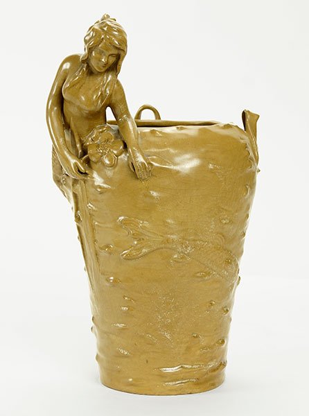 A Bernard Bloch Glazed Ceramic Vase. (1 of 2)