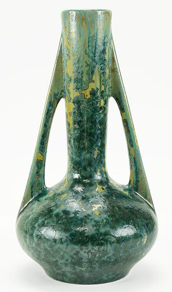 A Faiencerie Heraldique de Pierrefonds Vase. (1 of 1)