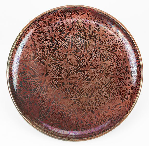 Clement Massier (French, 1844-1917) Charger. (1 of 2)